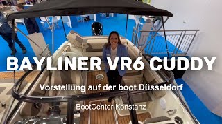 Bayliner VR6 Cuddy Vorstellung auf der boot Düsseldorf 2023 [upl. by Olia]