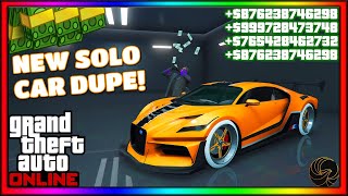 SOLO  NEW SUPER EASY GTA 5 ONLINE CAR DUPLICATION GLITCH  AFTER PATCH 167  PS5XBOXPC [upl. by Helenka]