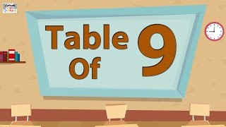 9 Times Table Multiplication  Learn Nine Multiplication Tables For Beginners  Maths [upl. by Annoek]