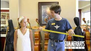 How to size your child for a Violin [upl. by Aciruam]