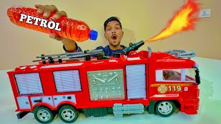 RC Flame Throwing Truck Testing  Chatpat toy tv [upl. by Fronnia]