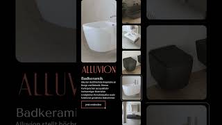 Elegante Badkeramik von Alluvion – Stilvolle Waschtische Toiletten und Bidets shorts [upl. by Belle]