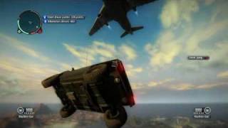 Just Cause 2  Funny Plane Crash [upl. by Attalanta]