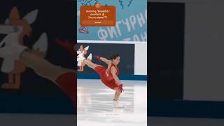 Beautiful and Stunning girl 🤩 Performance 👌⭐ lyrics song lovesong fypシ゚viral iceskating [upl. by Ches]