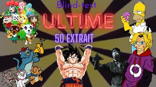 LE Blindtest ULTIME tous genre  50 extraits [upl. by Imojean]