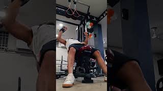 How to Do Incline Bench Cable Flys motivation fitnessmotivation [upl. by Pate222]