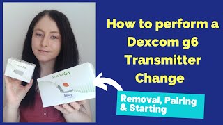 How to perform a Dexcom g6 Transmitter Change  Type 1 Diabetes [upl. by Monto]