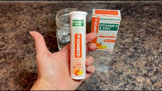 IS Quench Vitamin C amp Zinc Effervescent Drink WORTH The Hype [upl. by Cyna358]