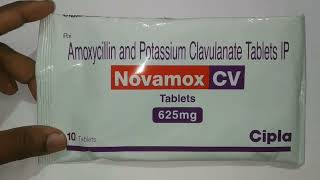 Novamox cv 625 mg tabletsnovamox cv 625 tablet in hindi [upl. by Cir]