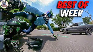 BRUTAL MOTORCYCLE CRASHES  CRAZY amp EPIC Motorcycle Moments 2024 4 [upl. by Polky]