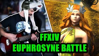 FFXIV  Euphrosyne Battle goes Rock Rhythm of the Realm [upl. by Nolyaw932]