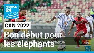 CAN 2022  la Côte dIvoire gagne sans forcer contre la Guinée Equatoriale • FRANCE 24 [upl. by Sillaw]