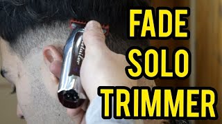 🔥 FADE SOLO PATILLERA TRIMMER EN 3 MINUTOS💥🔥 TUTORIAL BARBERIA 2021 EN ESPAÑOL EXPLICADO PASO A PASO [upl. by Gadmann481]