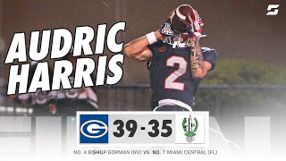 ELIJA LOFTON SCORES WITH LESS THAN TWO MINUTES TO LEAD BISHOP GORMAN OVER MIAMI CENTRAL 🏈 [upl. by Norrad]