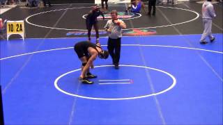 Danny Bergstrom of Largo vs Anthony Wint of Homestead in the 2013 FL State Wrestling Finals [upl. by Sissel849]