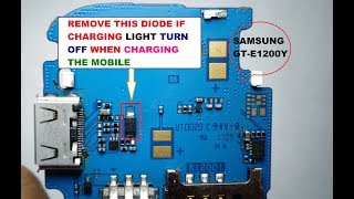 charger light goes off when plugged into MOBILE Samsung GTE 1200T [upl. by Roy]