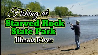 FISHING AT STARVED ROCK  Illinois River [upl. by Itoc587]