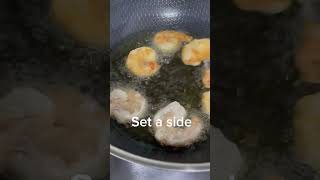 Salted egg Prawns cookingathome saltedeggs margiepetinez5455 [upl. by Ravi]