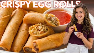 Best Homemade EGG ROLLS  Better Than Takeout [upl. by Rickie]