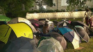 Tulane closed part of campus over protests [upl. by Kehr]