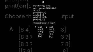 NumPy SplitingSlicing numpytutorial machinelearning trending aritificialintelligence coding [upl. by Alley]