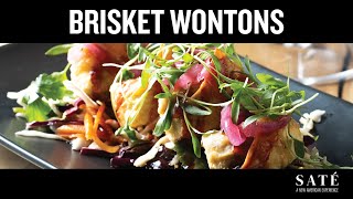 Saté Brisket Wontons [upl. by Nedyah]