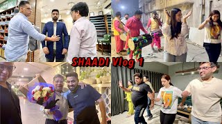 Shaadi Vlog  1  Wedding Preparations 😍 Outfit amp Dance ki Tyaari Shuru 🥳 [upl. by Willner]