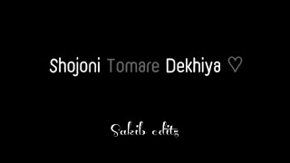 Sojoni sojoni tomare dekhilo  Sojoni sojoni tomare dekhilo remix  New tiktok trending song [upl. by Adyht]