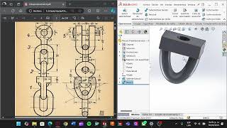 SolidWorks Eslabon [upl. by Erialb]