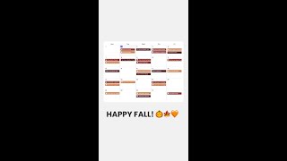 What your fall content calendar should look like 🤩 [upl. by Nagn]