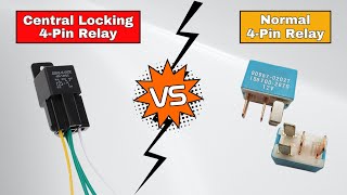 Difference between Central locking 4pin relay and Normal 4pin relay [upl. by Evreh]