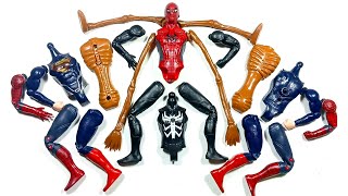 Merakit Mainan Spiderman Venom Sirenhead And Superman  Avengers Toys [upl. by Esenwahs]