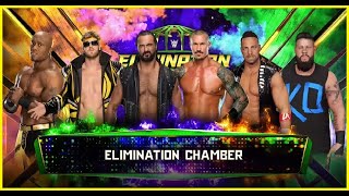 wwe2k23 2024 Mens Elimination Chamber Lashley Orton DM Hunk Logan Paul KO amp LA Ai Full Match [upl. by Eissirk]