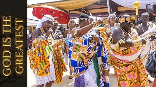 🔥 Odehyieba Priscilla worships with Kings and Queens of Akyem Kotokuom Traditional Council [upl. by Timon797]