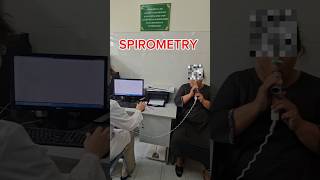 SPIROMETRY TEST pulmonary lungs medicalstudent healthcare pulmonology breathing test [upl. by Elad]