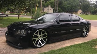 2006 Dodge Charger Bagged  22 Viper wheels [upl. by Collimore]