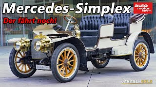 MercedesSimplex So funktioniert das 120 Jahre alte Auto  auto motor und sport  Garagengold [upl. by Takara]