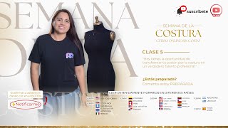 Clase 5 I Semana de la Maestría en Costura ✅Aprende a Tu Ritmo desde Casa [upl. by Naus]