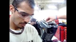 Part 07 How to install Adjustable Pushrods Harley Davidson EVO SampS Jims Revtech [upl. by Wallie]