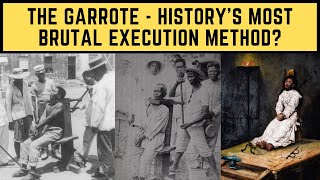 The Garrote  Historys Most BRUTAL Execution Method [upl. by Annam]