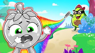 Where Is My Color 🌈 The Naughty Gray Crayon  Learn Colors by Yum Yum English Kids Songs [upl. by Eenhpad]