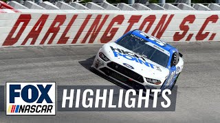 FINAL LAPS Chase Briscoe holds off Kyle Busch in one thrilling finish  NASCAR ON FOX HIGHLIGHTS [upl. by Pazit]