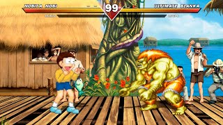 NOBITA NOBI Takes on BLANKA in the HARDEST FIGHT EVER [upl. by Lebezej613]