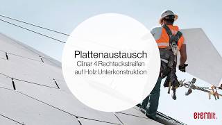 Plattentausch  Swisspearl Clinar auf Holz Reparatur [upl. by Belamy141]