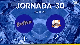 JORNADA 30 RESUMEN  Navegantes del Magallanes 1 Caribes de Anzoátegui 2 2324 261123 [upl. by Tomi]