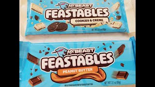 Tried two Mr Beast Feastables not sponsored food candy candybar [upl. by Su717]