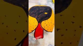 Easy dog face maskPaper craft ideasPls subscribe craft papercraft dogmask youtubeshorts [upl. by Atinuaj]