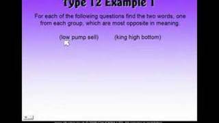 11 Plus Verbal Reasoning Type 12 [upl. by Spiers]