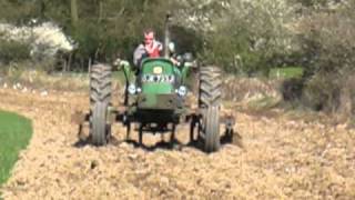 john deere 2020 cultivating [upl. by Nerrawed]