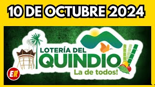 Resultado de la LOTERIA del QUINDIO del JUEVES 10 de octubre de 2024 💫✅💰 ULTIMO SORTEO [upl. by Wind41]